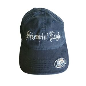 Harley Davidson Screaming Eagle Performance Paris Hat Strap Back Women Rhineston